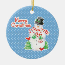 Snowman Christmas Ornament