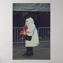 Snowman costume print