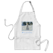 Snowman, Let it snow Apron
