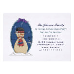Snowman Party Invitations