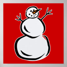 Snowman Posters