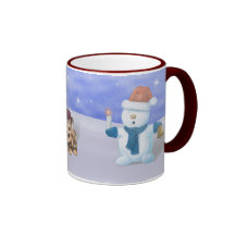 snowpeople3 coffee mugs