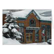 Snowy Scene Greeting Card