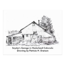 Snyder's Garage, Postcard