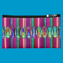So Cool Iridescent Glow Rhinestone Make Up Bag bagettes bags