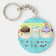So Many Cupcakes, so Little Time!  Cupcake Art Key Chains