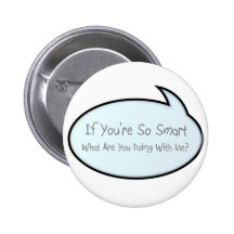 so smart pinback button