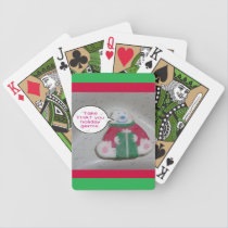 Soap Holiday Germs Humour Cartoon playing cards