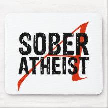 Sober Atheist Mouse Pad