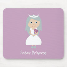 Sober Princess mouse mat Mouse Pad