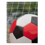 Soccer Ball and Net Spiral Note Book