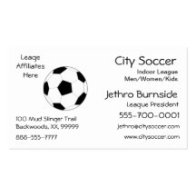 Soccer Ball Business Card