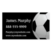 Soccer Ball Business Card Templates