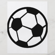 soccer ball icon custom flyer