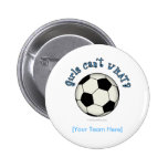 Soccer Ball in Black Pin