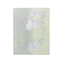Soccer Ball in Play Memo Notepads