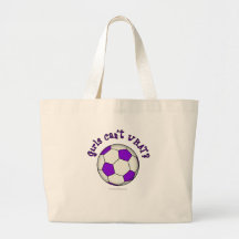 Soccer Ball in Purple Bags