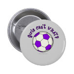 Soccer Ball in Purple Pins