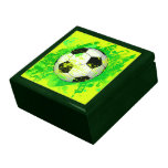 Soccer Ball Keepsake Jewellery Gift Box