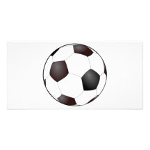 Soccer Ball Personalized Photo Card