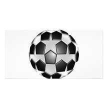 Soccer Ball Photo Card Template