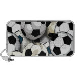 Soccer Balls Collage iPhone Speaker