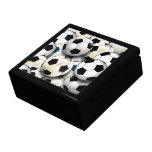 Soccer Balls Keepsake Jewellery Gift Box