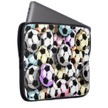 Soccer Balls Laptop Sleeve