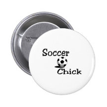 Soccer Chick Pins