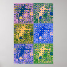 Soccer Collage Soccer Art 2014 futebol Futbol Print