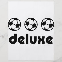 soccer deluxe icon personalized flyer