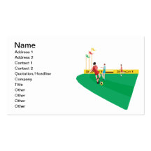 Soccer Field Business Card