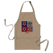 Soccer/ Football Art Apron