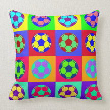 Soccer/ Football Art Pillows