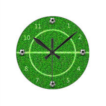 Soccer Football Field - Wall Clock
