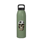 Soccer (Football) Skull Water Bottles