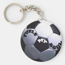 SOCCER FUELS MY SOUL keychain