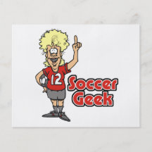 soccer geek girl custom flyer