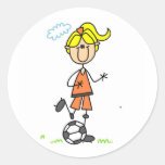 Soccer Girl Sticker