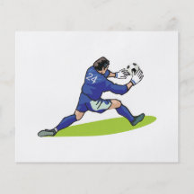soccer goalie block graphic personalised flyer