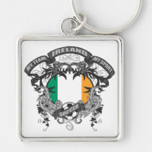 Soccer Ireland Key Chains