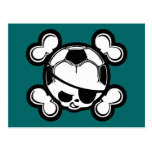 Soccer Kid Pirate Post Cards