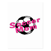 Soccer Mum (Pink) Post Card