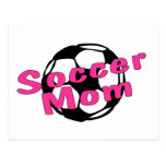 Soccer Mum Pink Postcard