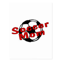 Soccer Mum (Red) Post Cards