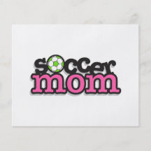 soccer mum text design personalised flyer
