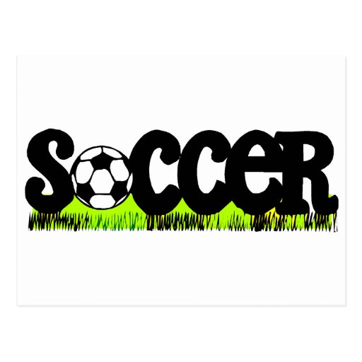 Soccer (On Grass) Post Card