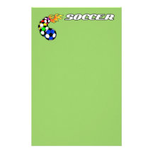 SOCCER PERSONALIZED STATIONERY