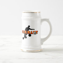 Soccer Player Germany football gear Mugs