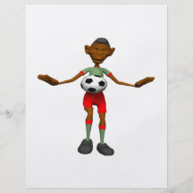 Soccer Player Personalized Flyer